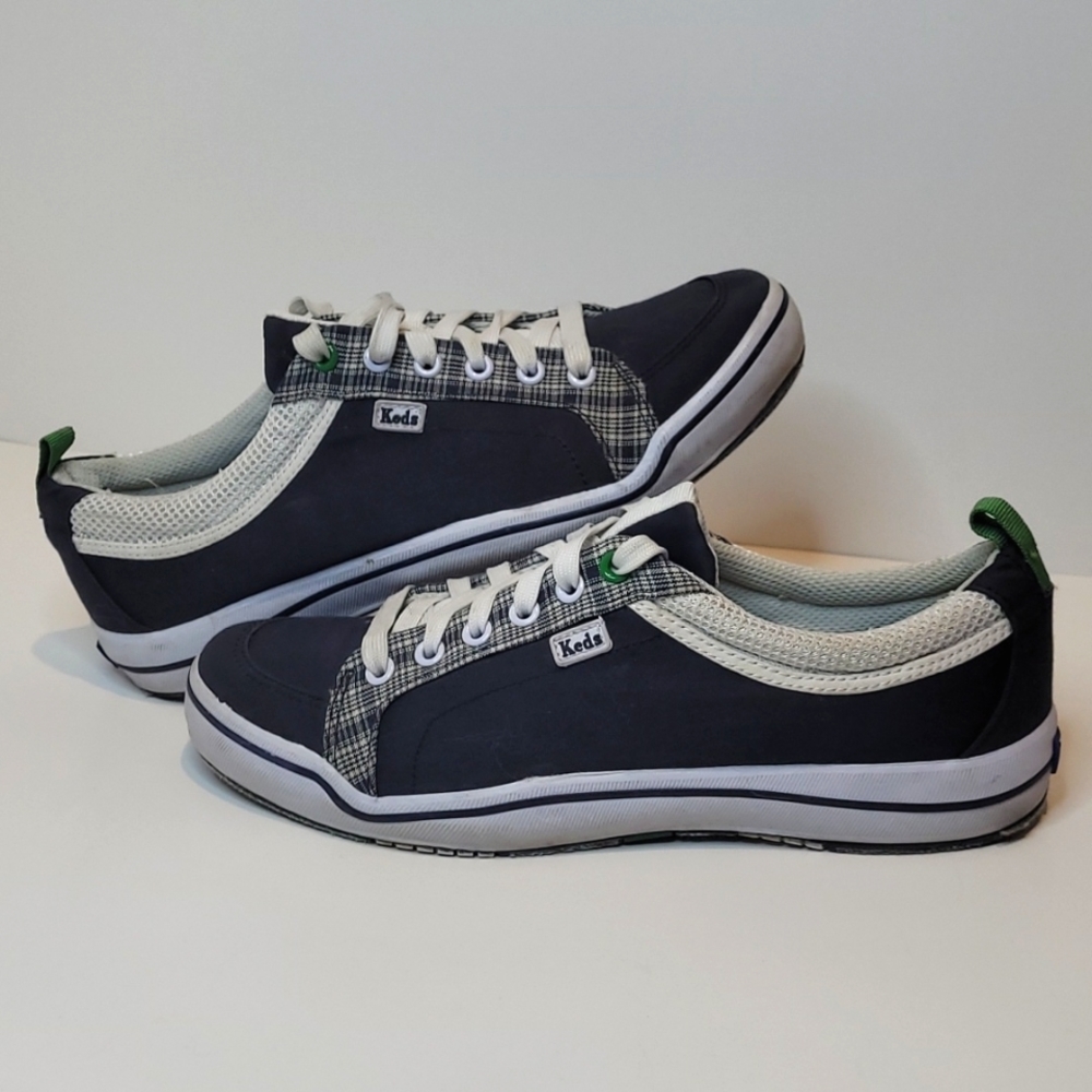KEDS sneakers navy white women's size 7 wf-3112